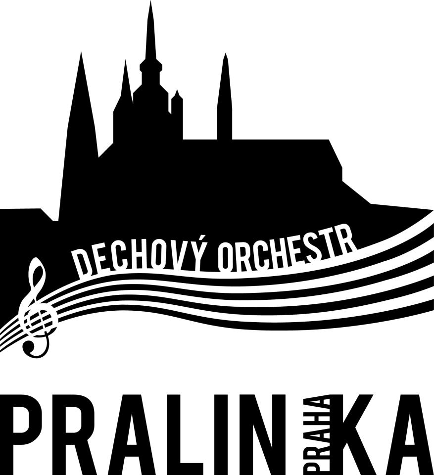 Logo Dechového orchestru Pralinka Praha